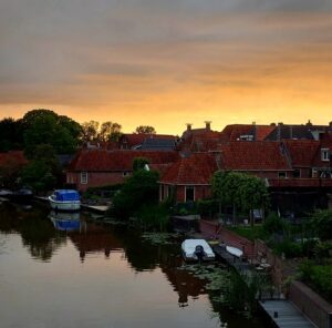 winsum zonsondergang